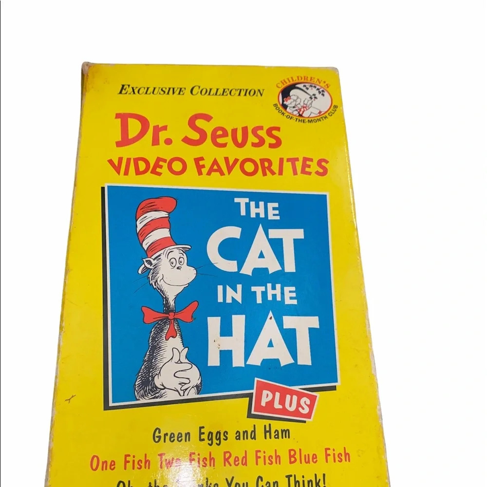 Dr Seuss Video FavoritesThe Cat in the Hat vintage VHS tape